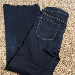 American eagle high rise flare jeans